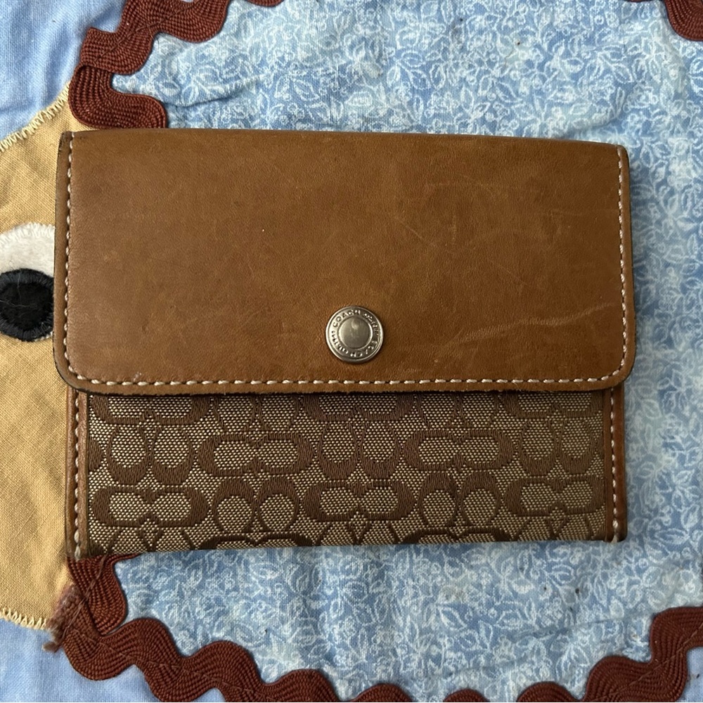Vintage Coach Card Wallet